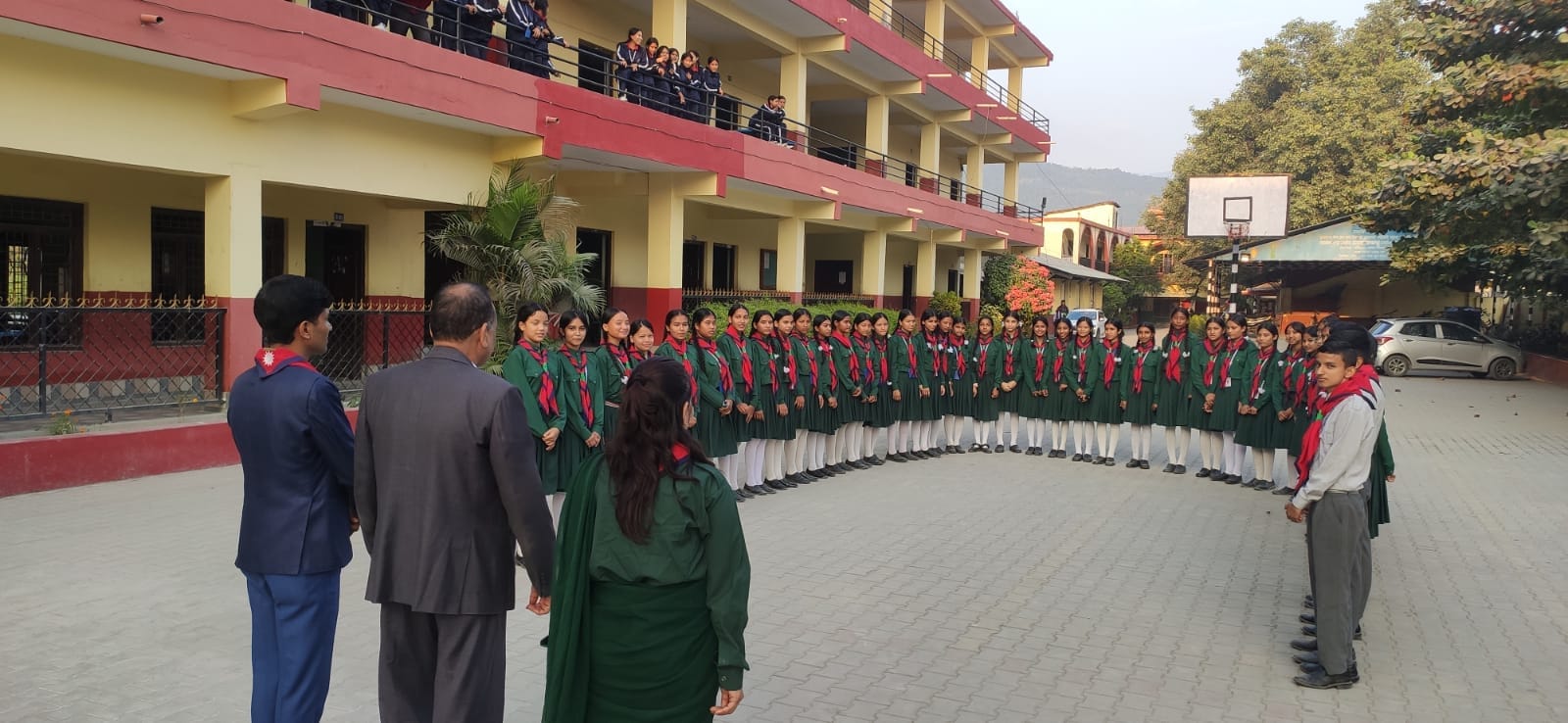 One Day Scout Troop Training to students of Nayagaun